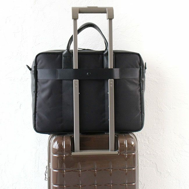 【美品】 ポーター タイム ブリーフケース 2way ナイロン ブラック TIME BLACK(タイム ブラック) 2WAY BRIEFCASE(S) | 吉田カバン