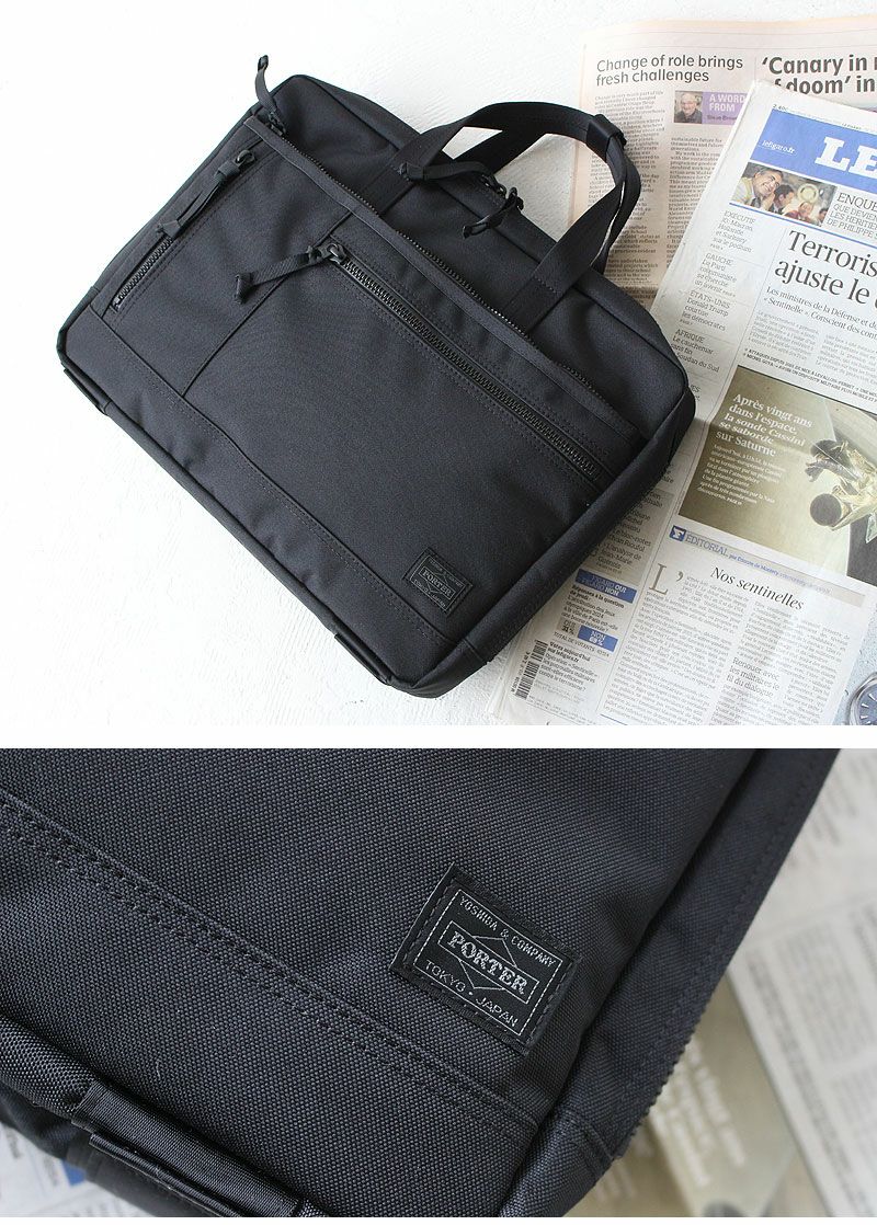 【極美品】PORTER インタラクティブ　2WAY ブリーフケース(S) 黒 楽天市場】ポーター インタラクティブ 2WAYブリーフケース 536