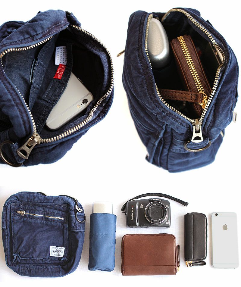 PORTER ポーター ディープブルー ショルダーバッグ | カバンの店