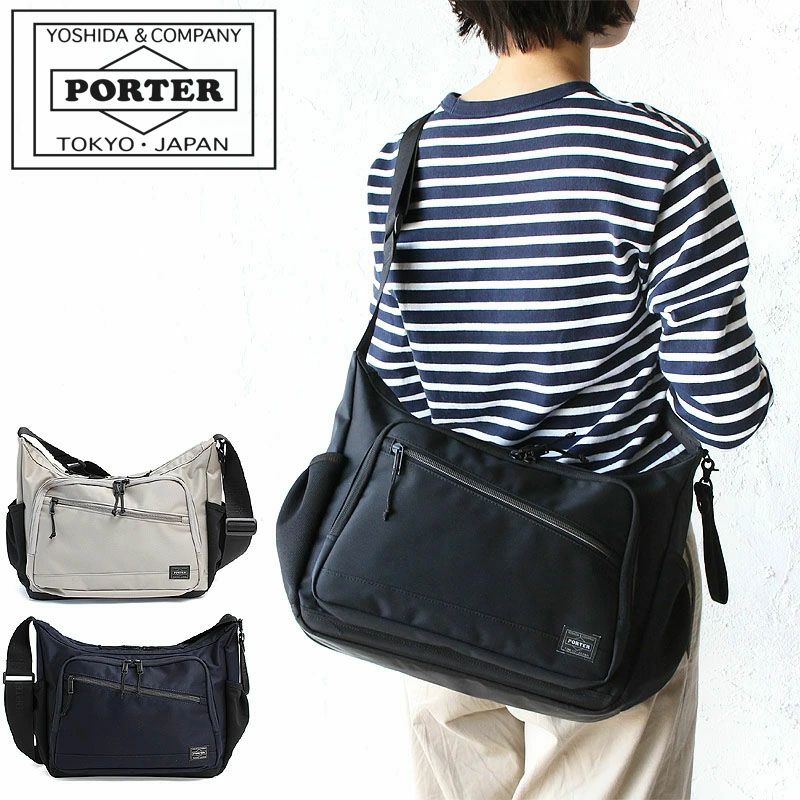 PORTER ポーター フロント ショルダーバッグL