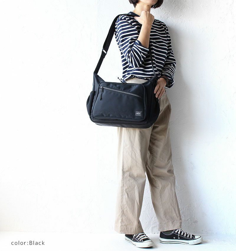 PORTER ポーター フロント ショルダーバッグL