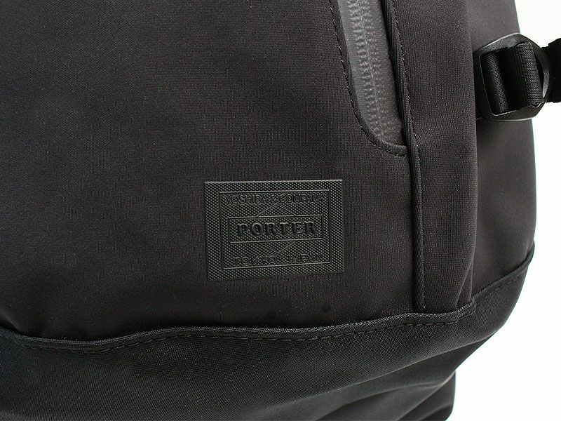 A4可 美品 PORTER フューチャー キャンバス バックパック 黒 ファスナ Porter-Future-Backpack-Black-4