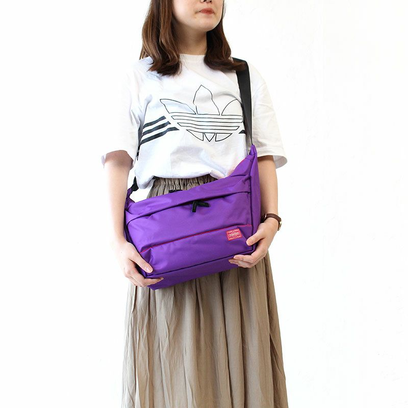 PORTER ポーターガール ムース ショルダーバッグ ナイロン パープル  