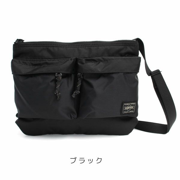 ⭐︎ HAYABUSA ⭐︎PORTER ブラック ショルダーバック 街歩き・カジュアル | Atsuta Online Shop