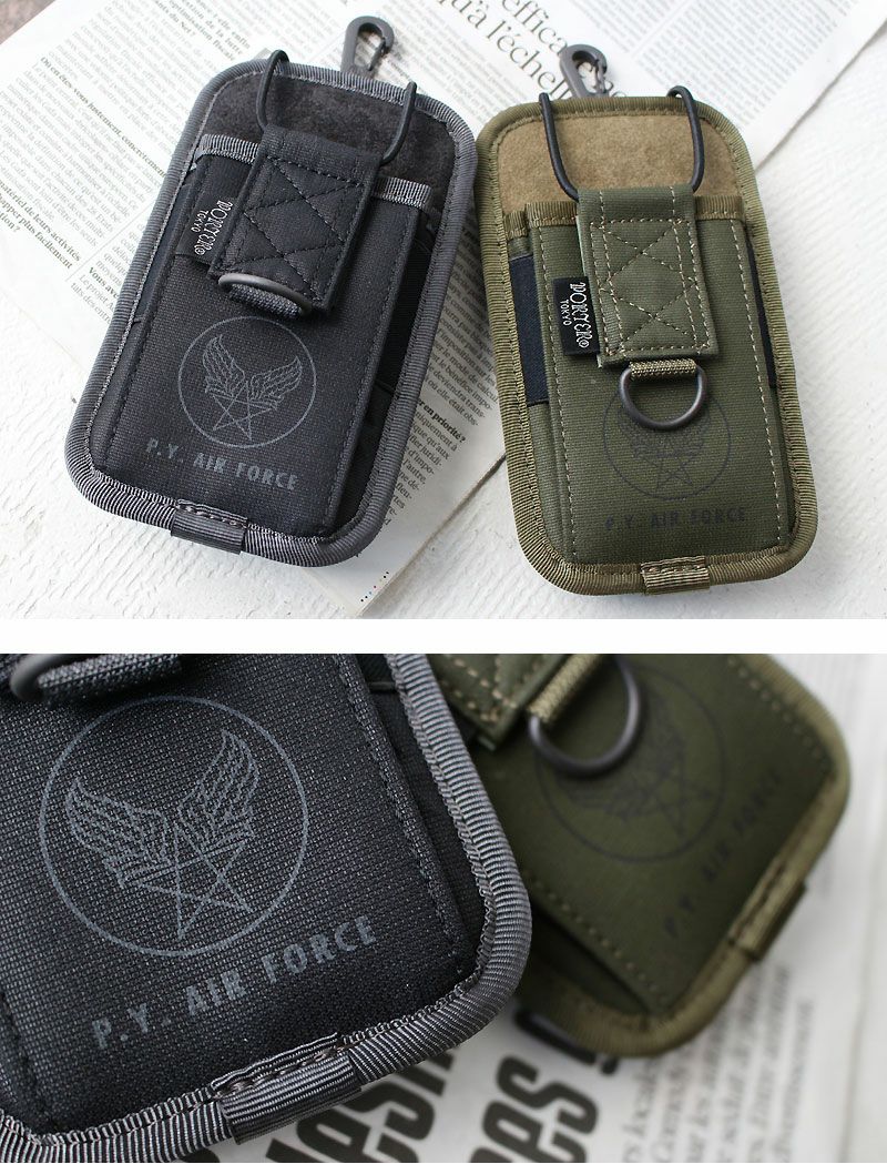 美品　ポーター　吉田カバン　フライングエース　デバイスホルダー PORTER FLYING ACE(ポーター フライングエース) DEVICE HOLDER