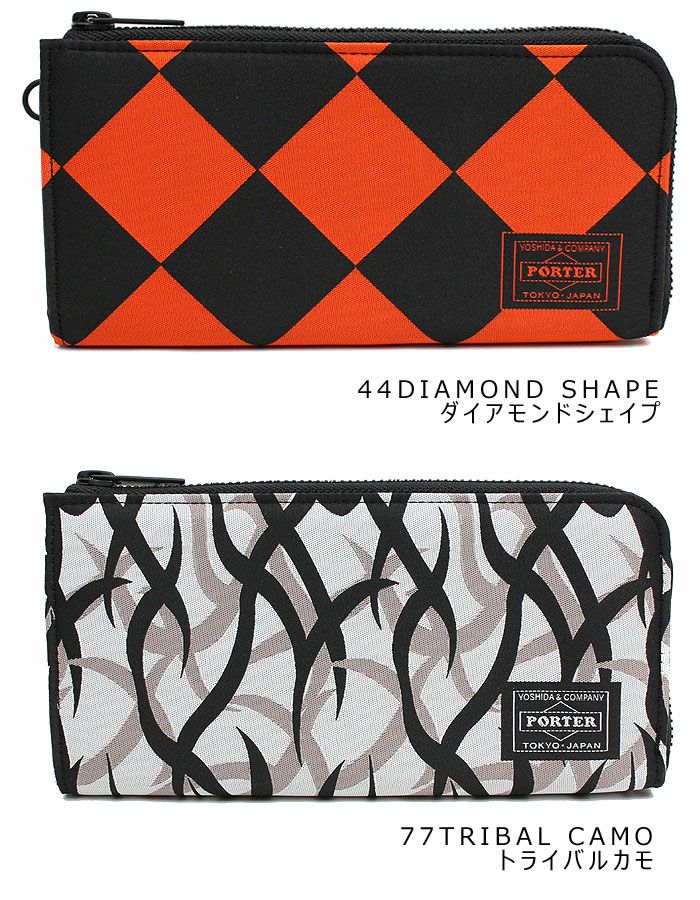 Porter ギリー L字 トライバルカモ GHILLIE(ギリー) LONG WALLET | 吉田カバンホームページ