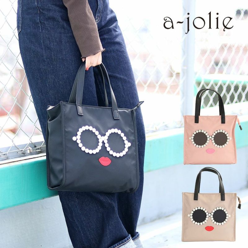 a-jolie a-jolie アジョリー 2WAYミニトートバッグ パール