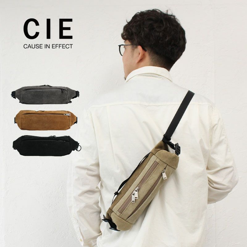 CIE -MONEYBAG-03 WATERPROOF SUEDE ボディバッグ 032002