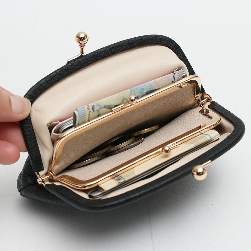 ステッチアンドソー 財布 がま口財布 カウレザー StitchandSew wallet