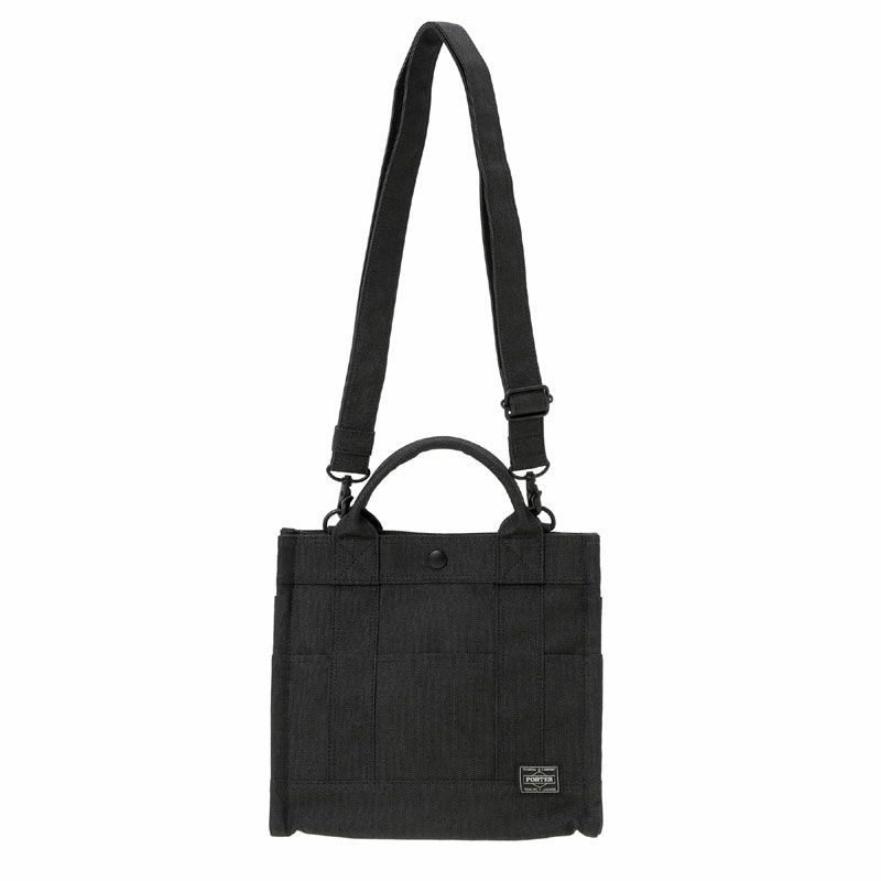 美品　ポーター(Porter) スモーキー キャンバス トートバッグ ブラック SMOKY(スモーキー) BOSTON BAG | 吉田カバンホームページ