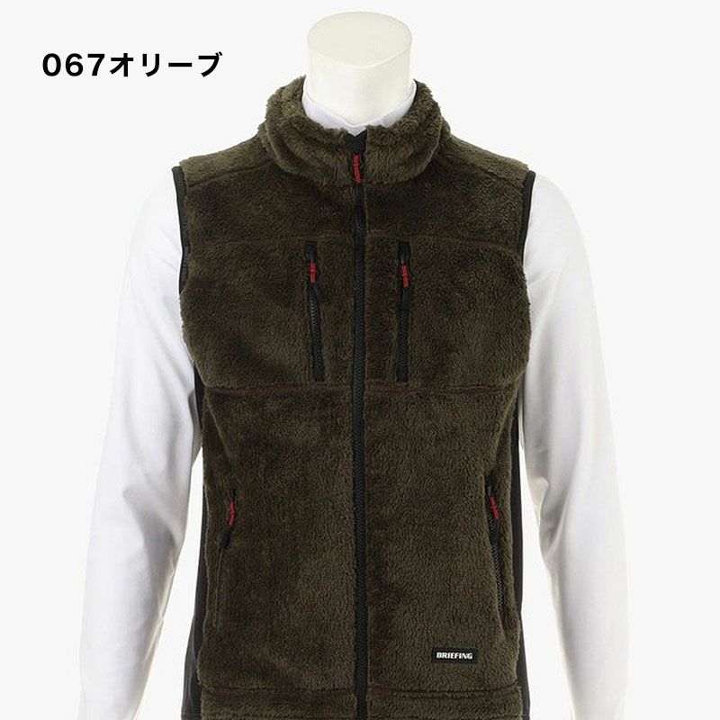 BRIEFING GOLF MENS POLARTEC FLEECE VEST ブリーフィング フリースベスト BRG223M35 | カバンの店  東西南北屋