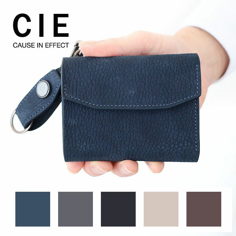 CIE FOLK COMPACT MIDDLE WALLET 三つ折り コンパクトウォレット