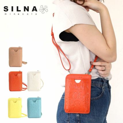 SILNA minacolo シルナ ミナコロ　財布　モノグラム　シルバー SILNA minacolo（シルナミナコロ）の「ネックストラップ付 2