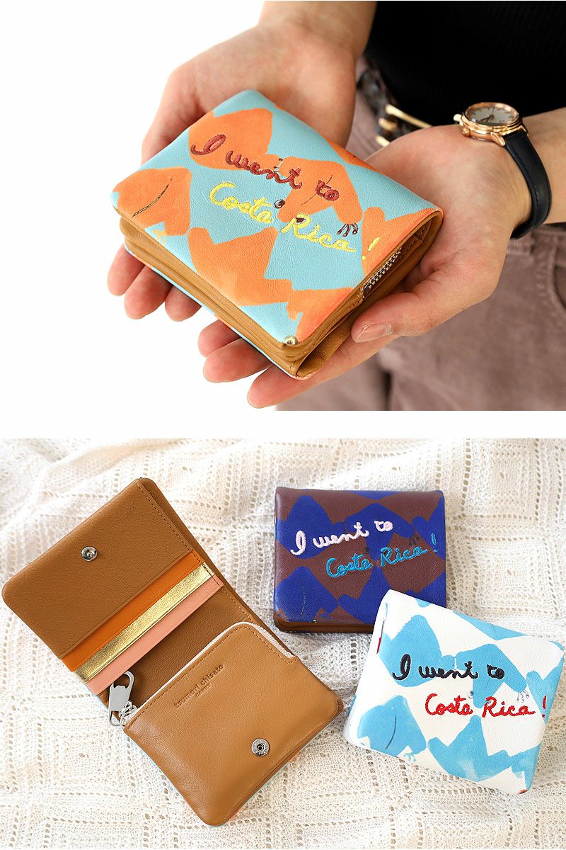 新品未使用TSUMORICHISATO CARRY折り財布革カエル柄ツモリチサト