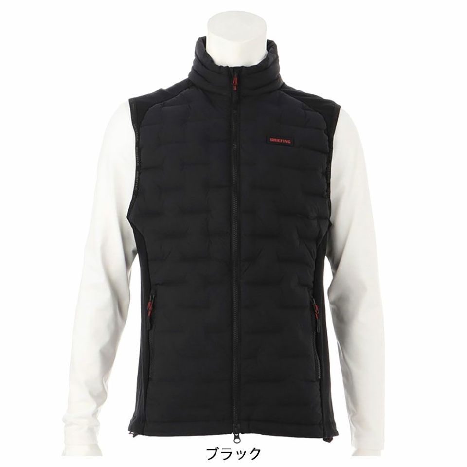 ブリーフィング　ダウンベスト　М　BRIEFING BRIEFING GOLF／ブリーフィングゴルフ】MEN'S HYBRID DOWN VEST
