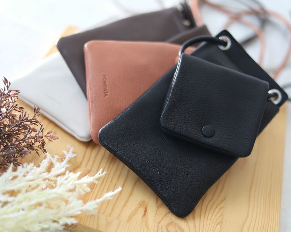 POMTATA MEL wallet shoulder ウォレットショルダー スマホポーチ ...