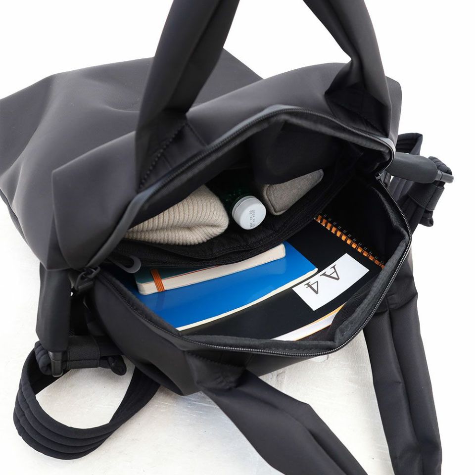 【新品・未使用】cote&ciel　多機能ハイブリッドトートバッグ「ROUR」 Rour Sleek Black côte&ciel Official