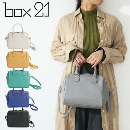 【新品】box21 牛革　ハンドバッグ　最終値下げ box21 ハンドバッグ | 通販・人気ランキング - 価格.com