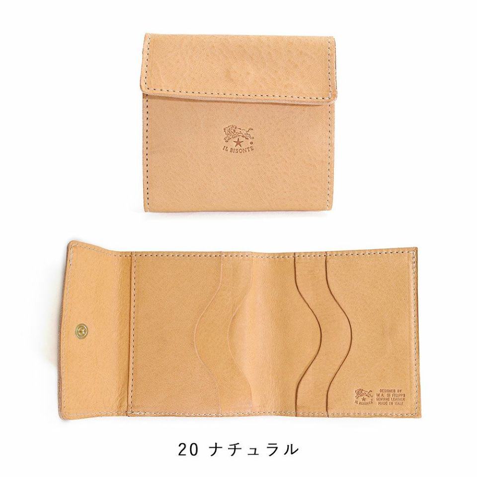 IL BISONTE 二つ折り財布 | カバンの店 東西南北屋