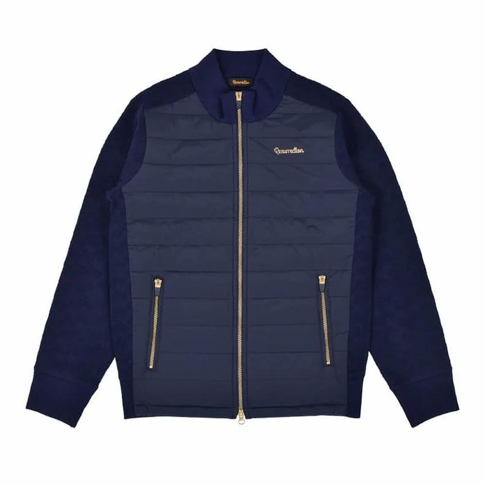 レザレクションゴルフブルゾン Resurrection レザレクション ゴルフ ブルゾン アウター ニット素材