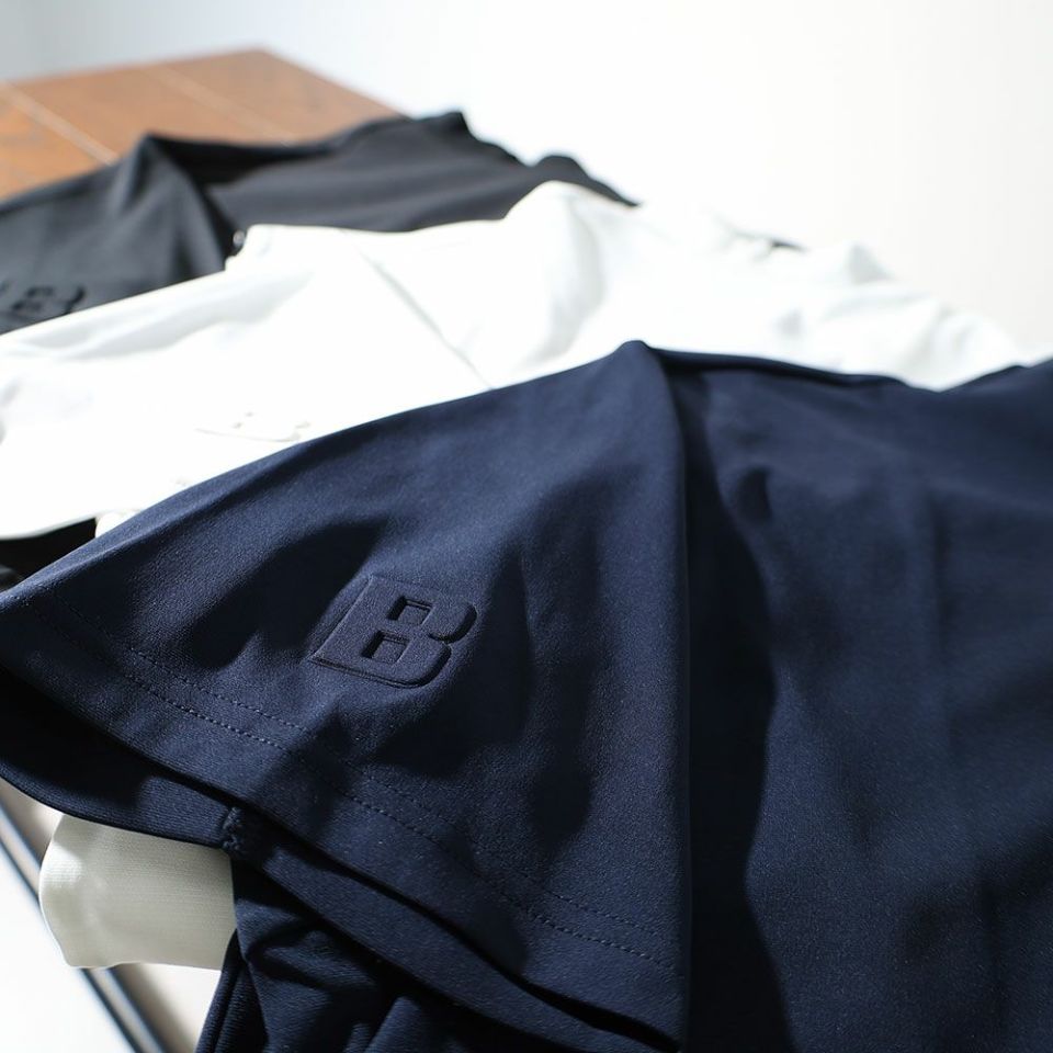 新作　BRIEFING MINI 3D LOGO HIGHNECK ホワイトM MEN'S MINI 3D LOGO HIGHNECK （リラックスフィット）（メンズ