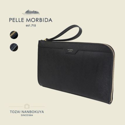 【新品未使用】ファスナーロゴ　ワンハンドルカートポーチ/セカンドバッグ ah25814_13.jpg