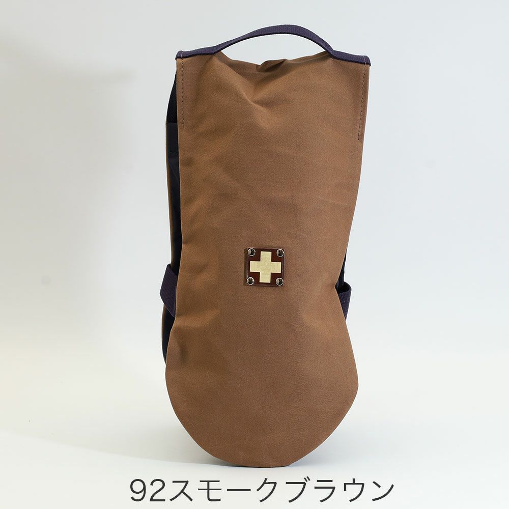 PIU1UGUALE3 GOLF ブラウンナイロンシューズケース